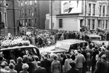 Kelso Cochrane's funeral procession on Ladbroke Grove
