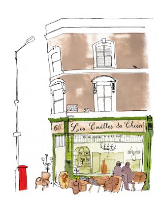 Golborne Road drawing