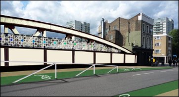 Toby Laurent Belson's proposals for Golborne Road Railway Bridge