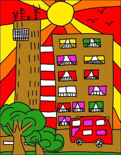 Trellick Tower bag design