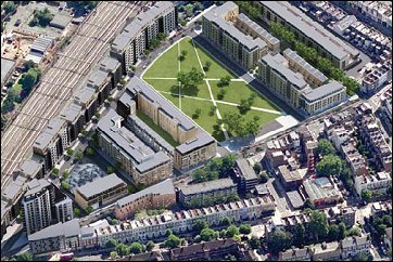 Regenerated Wornington Green Estate